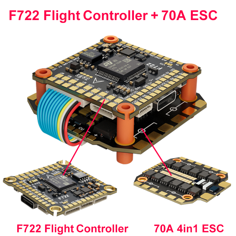 DAKEFPV F722 60A Stack ICM4268 - مراجعة Drone Power Distribution Board وسعره