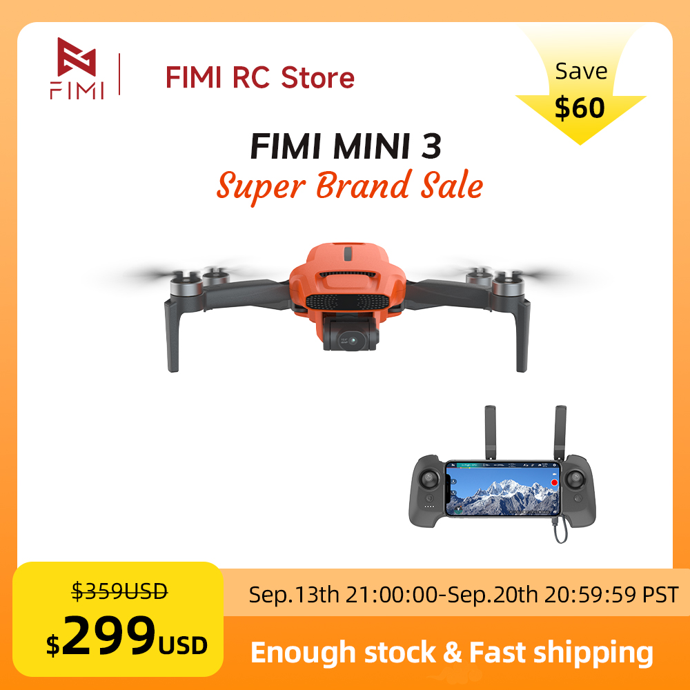 طائرة بدون طيار FIMI MINI 3 مع - مراجعة Drone Gps Module وسعره